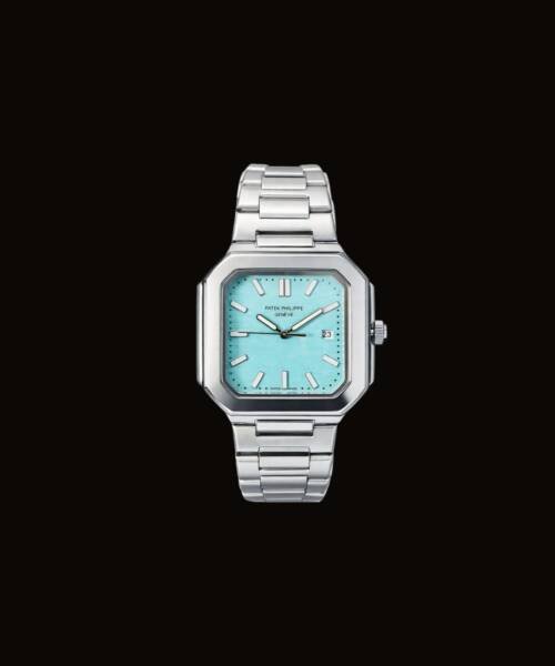 Patek Philppe Men Wrist Watch Cyan/Green Cubitus